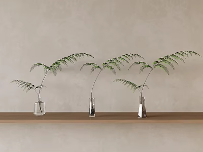 aquatic plants green plants 3d model