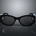 Modern Black Frame Eyeglasses With Stylish Design And Comfortable Temple Arms