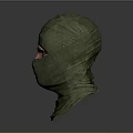 Brown and Green Balaclava Full Face Cover Tactical Headwear for Outdoor Use