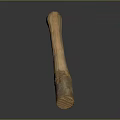 Natural Aged Wooden Stick With Rustic Texture And Handcrafted Design