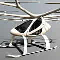 vertical take-off and landing aircraft 3d model