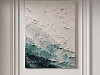 Jane Ou's Quiet Muscle Decorative Painting 3d model