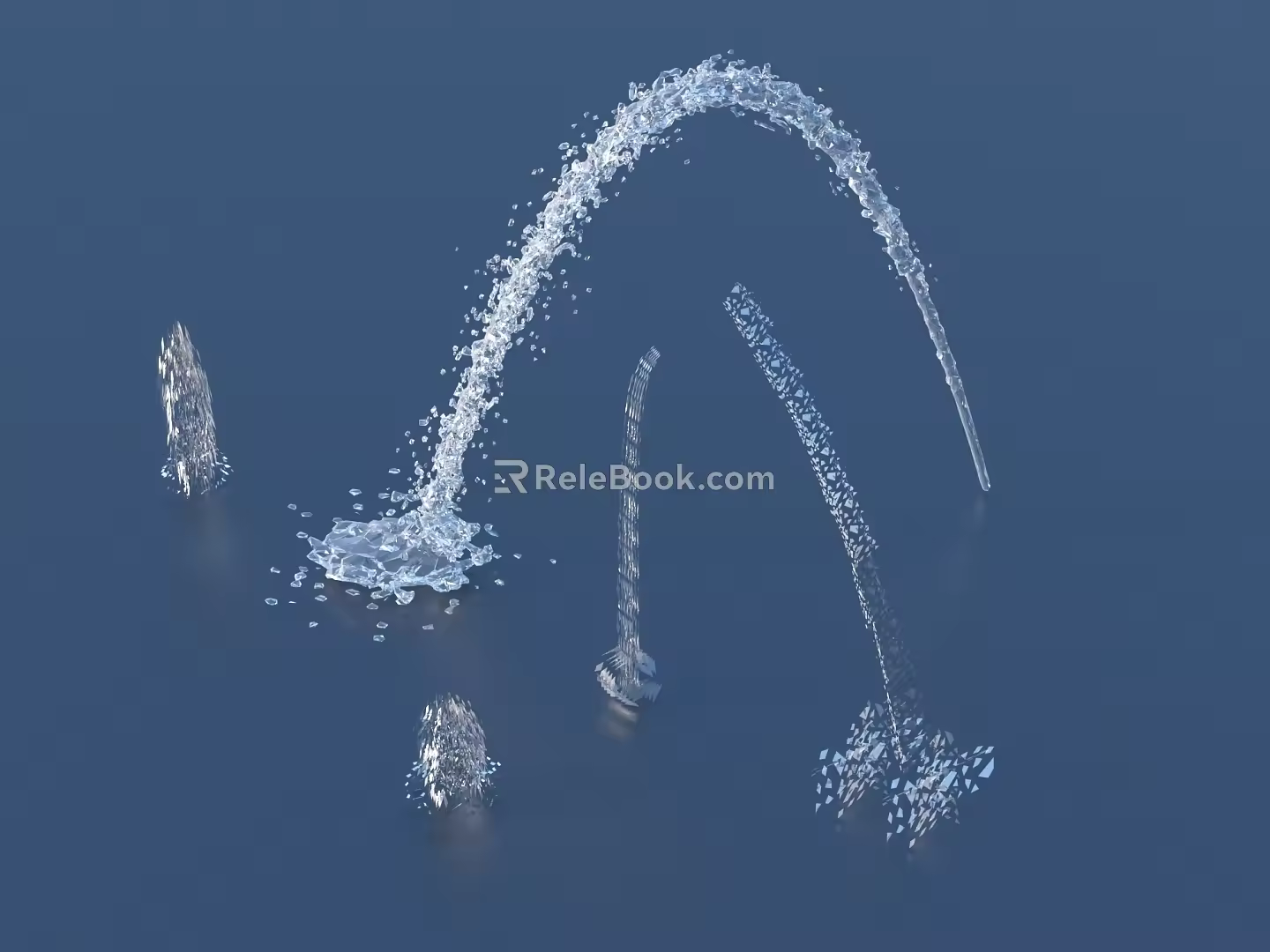 Fountain Yongquan Water feature 3d model