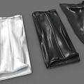 Game Movie Character Cosplay Props With Black White Leather Wrist Guards And Accessories