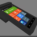 Smart POS Machine With Touchscreen Interface For Sales And Inventory Management 3d model