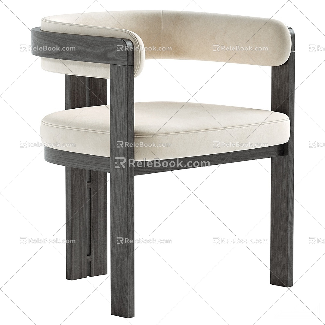 Modern single chair 3d model