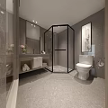 Modern Hotel Guest Room Interior With Comfortable Bed Armchairs And Decorative Wall Art