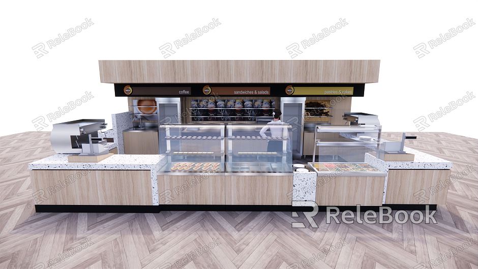 Modern Dessert Shop Dessert Shop model