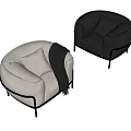 Single sofa 3d model