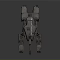 Heavy Duty Armored Military Vehicle With Tracks And Metallic Gray Exterior Design
