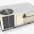 McQuay Air Conditioner Fan External Unit With Ventilation Panels And Efficient Cooling System 3d model