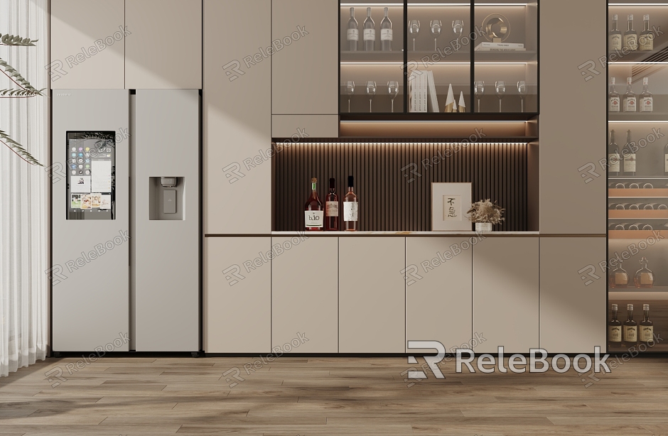 Wine Cabinet model