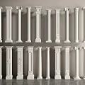 Columns Roman Column Square Column Head 3d model