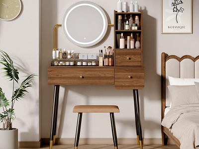 Solid Wood Dressing Table model