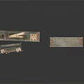 Multi Tiered Industrial Style Storage Shelves With Books Wooden Boxes And Baskets