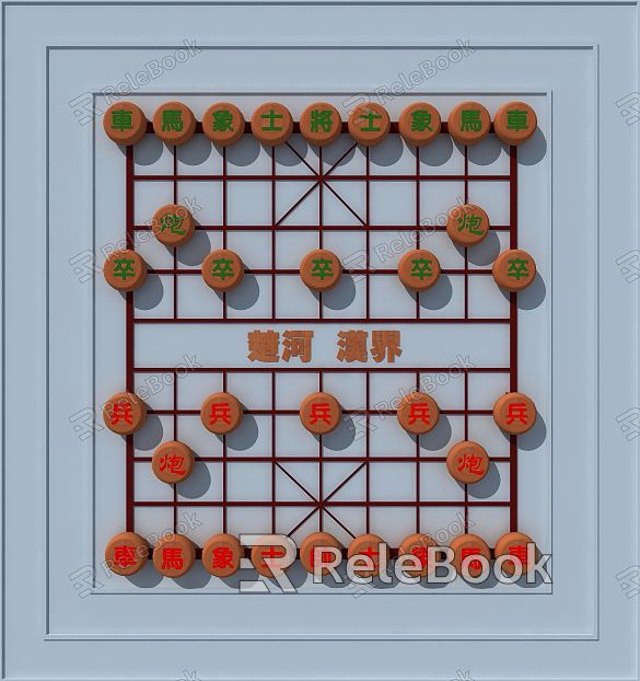 Modern Chess Chess Chessboard Chuhe Han Dynasty model