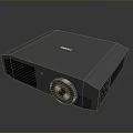 EPSON Gray Projector With Cooling Vents And High Definition Lens For Computer Projection Use