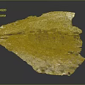 Natural Rock with Layered Structure White Light Brown Dark Gray Natural Texture and Fracture Marks