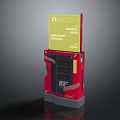 Red And Black APCS 2015 Device With Yellow Display Panel Component