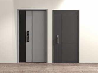 Entry door 3d model