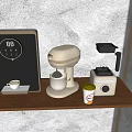 Coffee machine Direct drink machine Coffee cup 3d model
