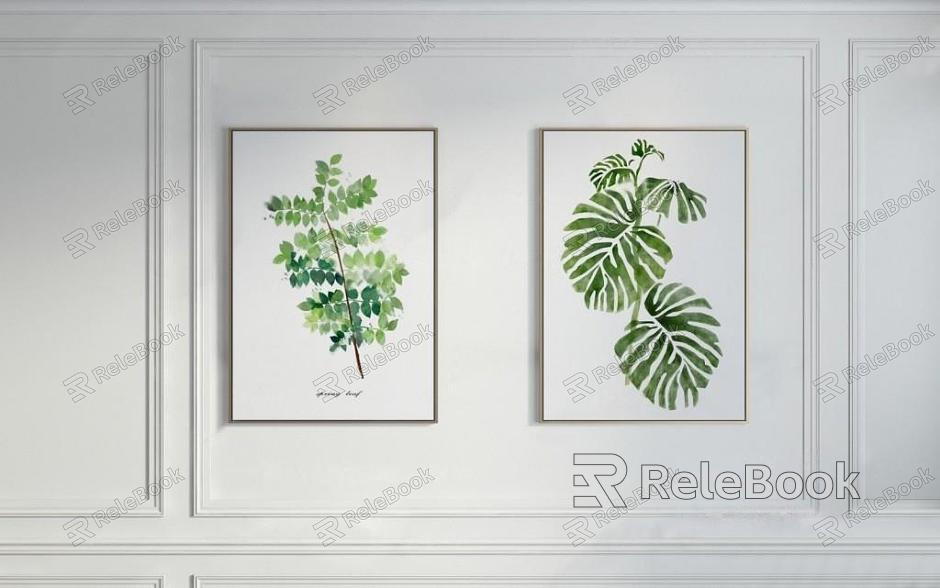 Plant painting model