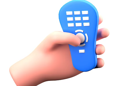Modern Remote Control Cartoon Remote Control Animation Remote Control 3d model