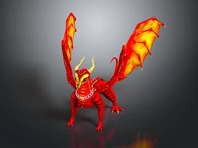 Monster Flying Monster Mountain Essence Alien Monster Alien Monster Warrior 3d model