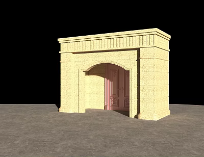 Jane's Gate 3d model Jane's Gate 3d model