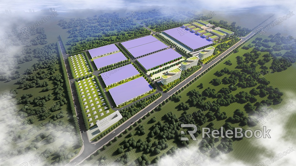 Industrial Plant Planning and Building Scheme model