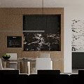 Modern Living Dining Room Interior With Large Sofa Coffee Table And Pendant Lights