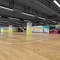 Modern Luyoutuo Club Interior With Lighted Shoe Display Cabinets And Wooden Shelves