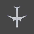 MC-21-310 Passenger Aircraft Exterior With White Body And Blue Livery