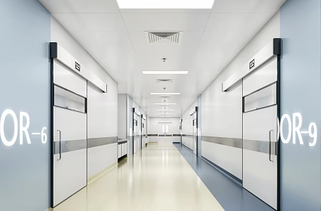 Modern Corridor Hospital Corridor 3d model