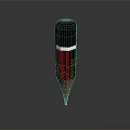 Red And Black Wooden Pencil With Eraser Top For Daily Writing Stationery