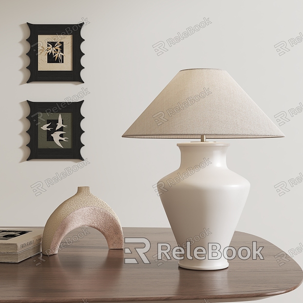 French medieval table lamp model