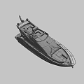 Modern Luxury White Yacht Exterior Design With Deck Railing And Cockpit