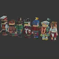 Modern Toys Like Plain Man My World Characters 3d model