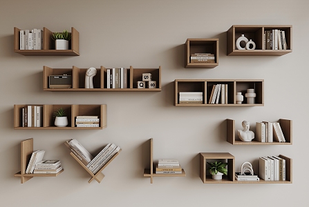 Modern Wall Shelf Wall Shelf 3d model