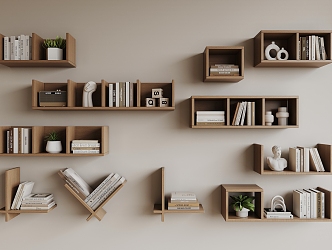 Modern Wall Shelf Wall Shelf 3d model