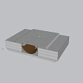 modern node building structure deformation joint expansion joint 3d model