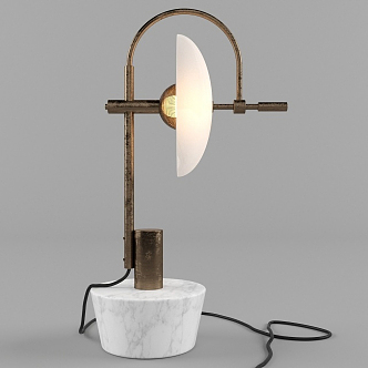 Industrial LOFT Table Lamp 3d model