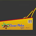 Cocoa Polo Chocolate Package With Cocoa Beans Almonds And 125 Grams Net Weight