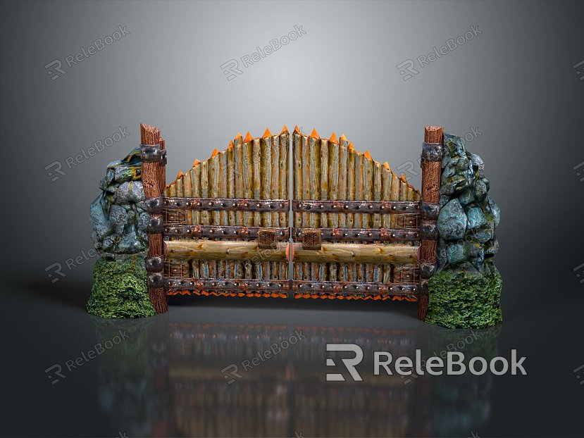 Entrance Door Entrance Door Furniture Furniture Realistic Model Cartoon Model PBR model