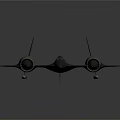 Futuristic Aerospace Craft With Streamlined Body And Dual Engines For Cosmic Exploration