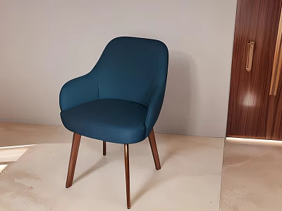 Velvet needle gray chair 3d model Velvet needle gray chair 3d model