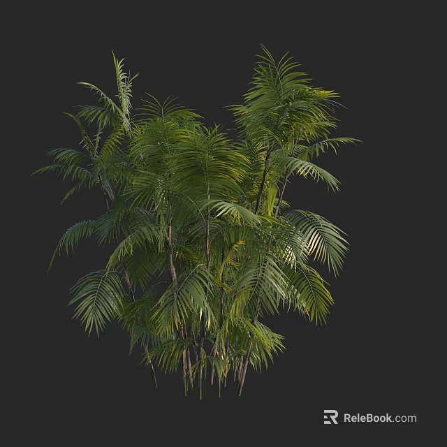 Tall Arbor With Lush Green Leaves And Dense Foliage Structure 3d model 