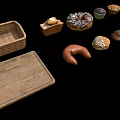 Assorted Freshly Baked Pastries With Cinnamon Rolls Muffins Tarts And Blueberry Rolls