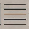 Modern Linear Wall Lamps with Black and Gold Sleek Design Wall Mounted Illuminated Strips