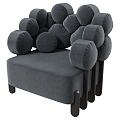 Sofa Single Sofa Seat Casual Sofa Single Chair 3d model